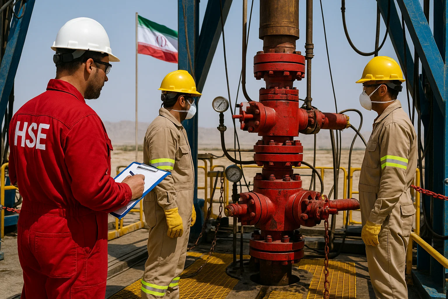 Drilling Rig Crew Inspection