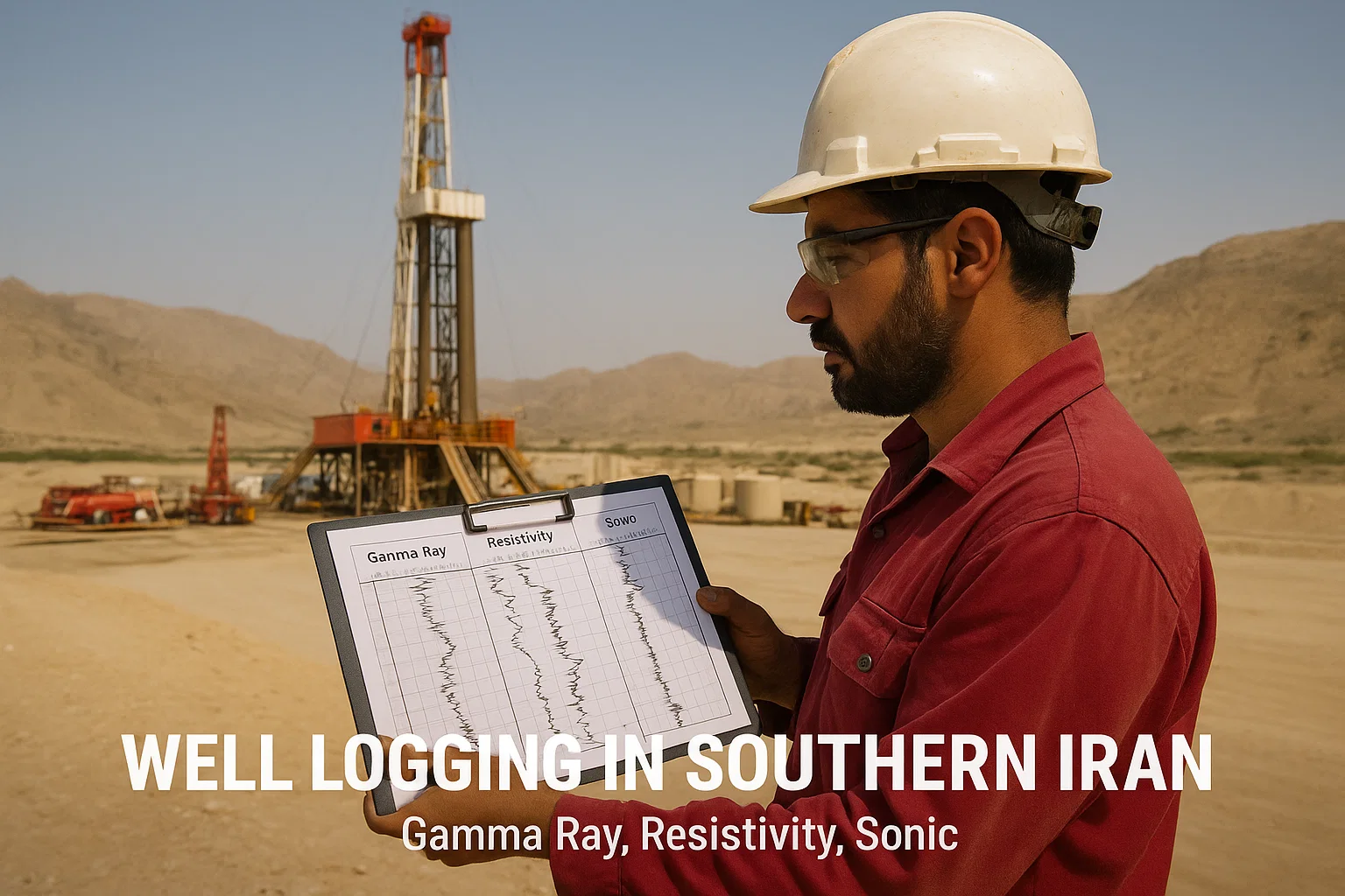 Onshore Well Logging Operation